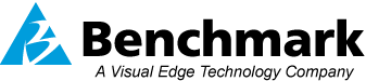 Benchmark logo, a visual edge technology company.