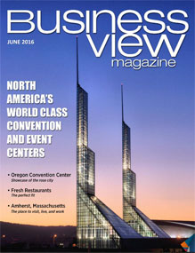 June 2016 issue cover for Business View Magazine.