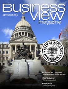 November 2016 issue cover of Business View Magazine.