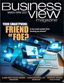 March 2017 Issue cover Business View Magazine.