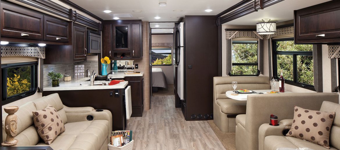 The Dynamax Corporation. Interior view of an RV.