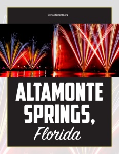 Altamonte Springs. Florida brochure cover.