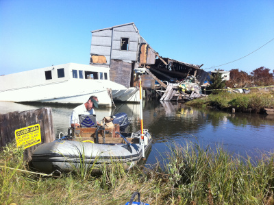 McKim & Creed helping survey after a natural disaster.