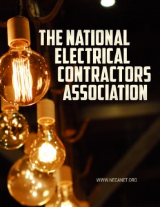 National Electrical Contractors Association brochure cover.
