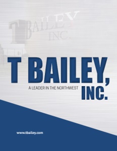T Bailey Inc brochure cover.