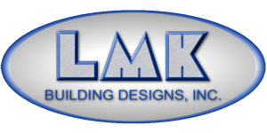 LMK Building Designs, Inc. logo.