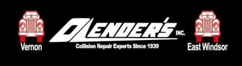 Olender's Inc. logo. Collision Repair Experts since 1939.