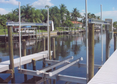 Town & Country Industries boat lift.