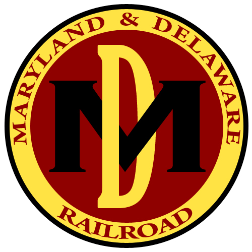 Maryland & Delaware Railroad Company logo.