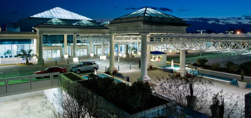 Columbia Metropolitan Airport entrance.