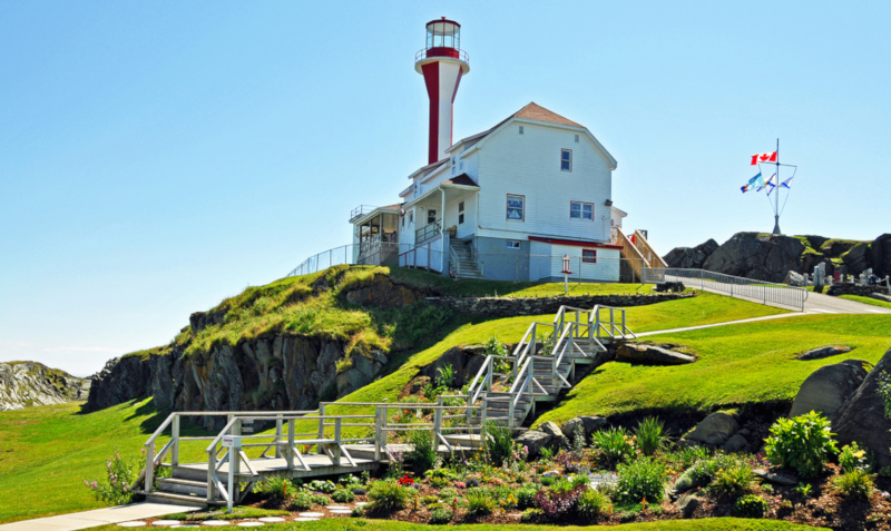 Yarmouth, Nova Scotia. Cape Forchu lighthouse.