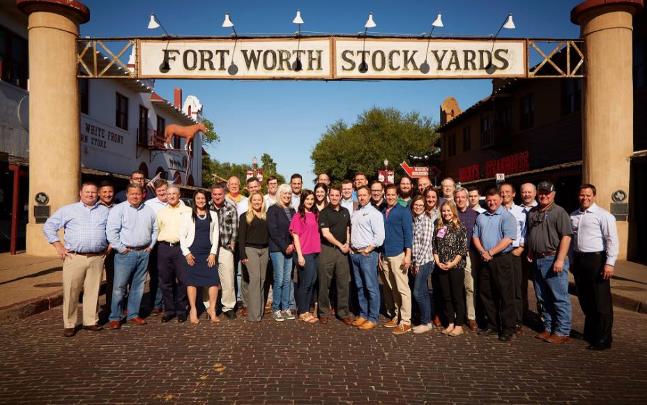 5 / Energyby5 group photo at Fort Worth Stock Yards.