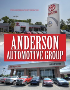 Anderson Automotive Group brochure cover.