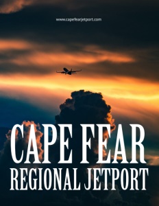 Cape Fear Regional Jetport brochure cover.
