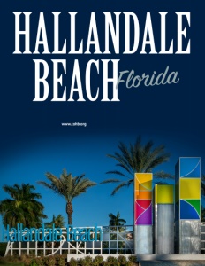 Hallandale Beach, Florida brochure cover.