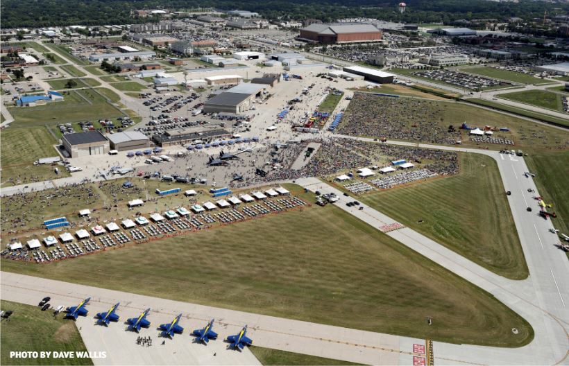 Hector International Airport aerial photo by Dave Wallis.