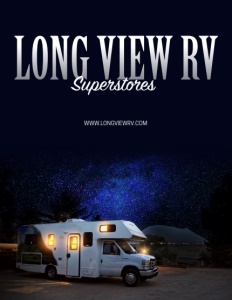 Long View RV SuperStores brochure cover.