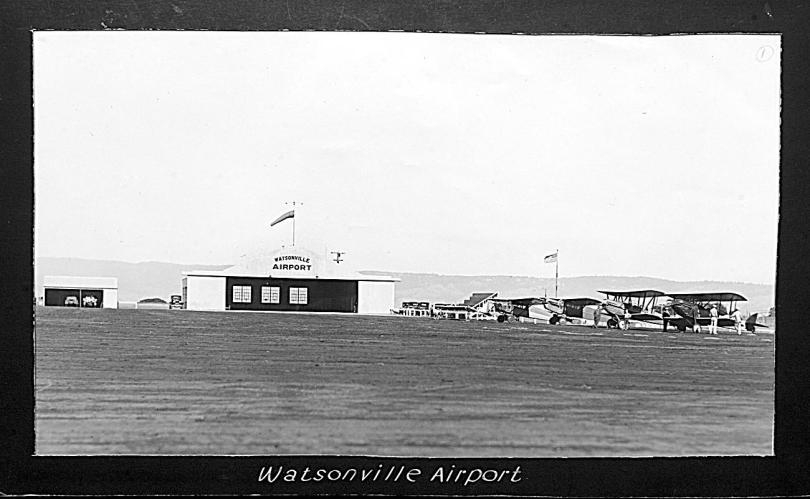 Watsonville Municipal Airport photo from 1930s.