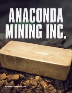 Anaconda Mining Inc brochure cover.
