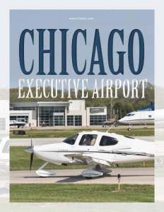 Chicago Executive Airport brochure cover.