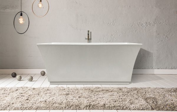 Clarke Products Inc. nela rs bathtub example installed.