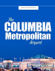 The Columbia Metropolitan Airport brochure cover.
