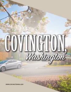 Covington, Washington brochure cover.