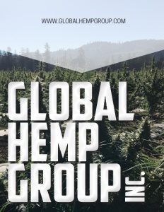 Global Hemp Group Inc. brochure cover.
