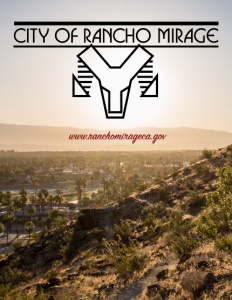 City of Rancho Mirage, California brochure cover.