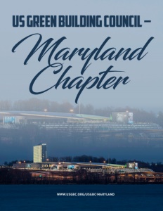 US Green Building Council Maryland Chapter brochure cover.