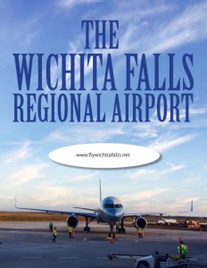 The Wichita Falls Regional Airport brochure cover.