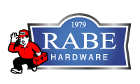 Rabe Hardware logo.