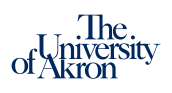 The University of Akron logo.