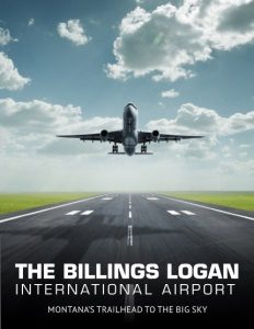 The Billings Logan International Airport brochure cover.