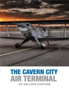The Cavern City Air Terminal brochure cover.