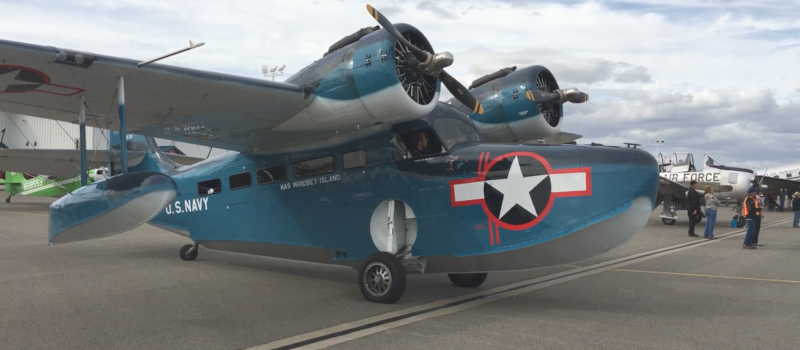 Deer Park Municipal Airport U.S. Navy Plane.