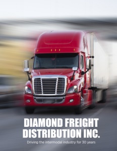 Diamond Freight Distribution Inc. brochure cover.