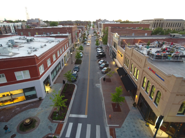 Florence, South Carolina Evans Streetscape.