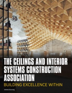 Ceilings and Interior Systems Construction Association brochure cover. Click to view.