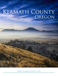 Klamath County, Oregon brochure cover. Click to view.