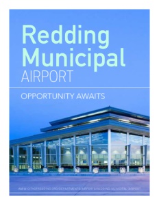 The Redding Municipal Airport brochure cover.