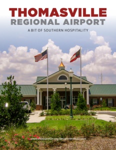 Thomasville Regional Airport brochure cover. Click to view.