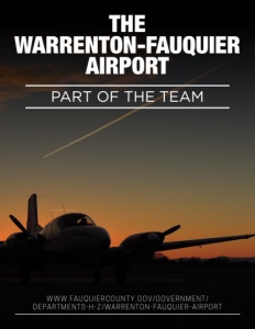 The Warrenton-Fauquier Airport brochure cover. Click to view.