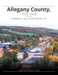 Allegany County, New York brochure cover.