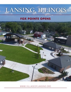 Lansing, Illinois brochure cover.