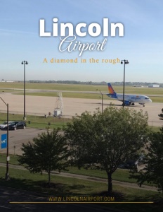 Lincoln Airport brochure cover.