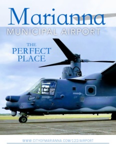 Marianna Municipal Airport brochure cover.