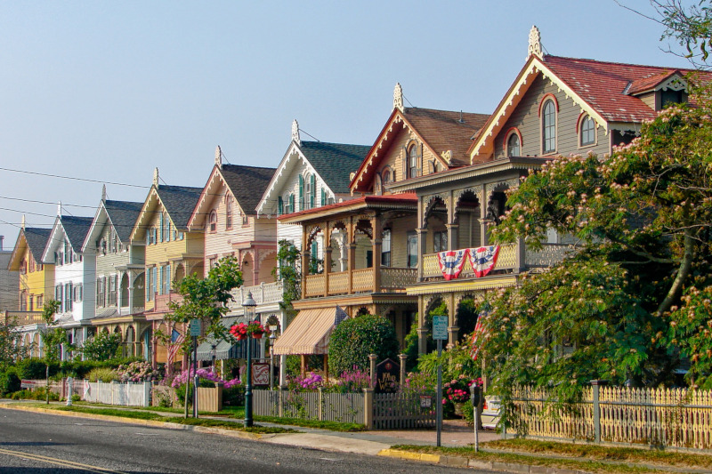 New Jersey Economic Development Authority Cape May row of houses.