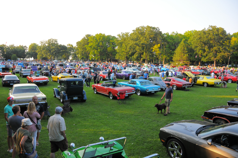 Sarnia, Ontario car show at Canatara Park.