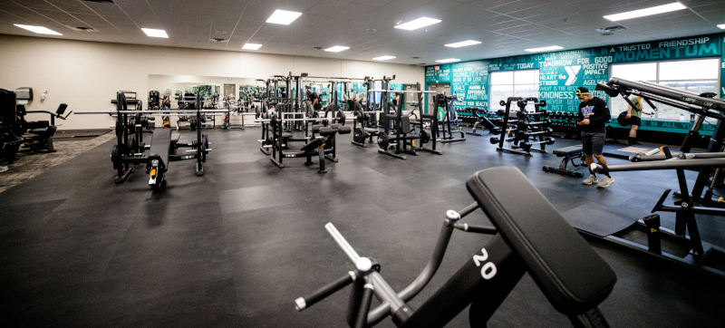 Xenia, Ohio YMCA REACH center exercise area.